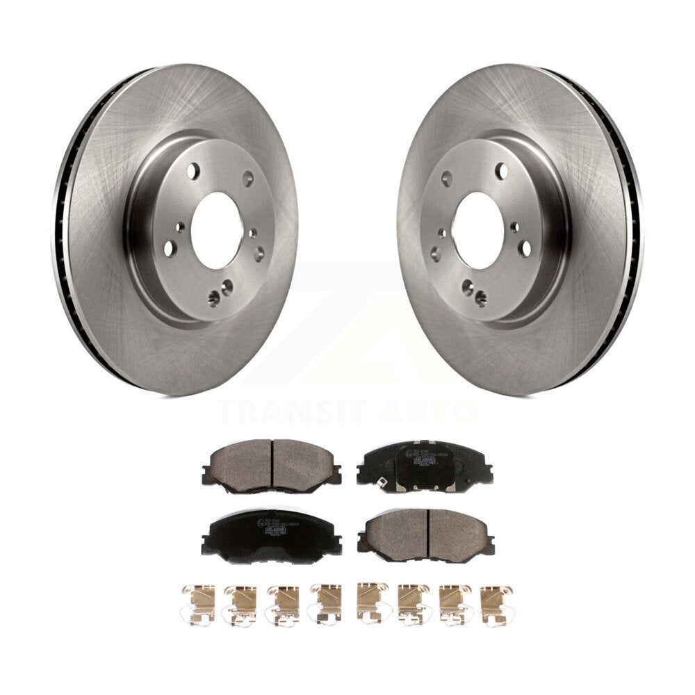 Disc Brake Rotors And Ceramic Pads Front Kit For Honda Civic Insight