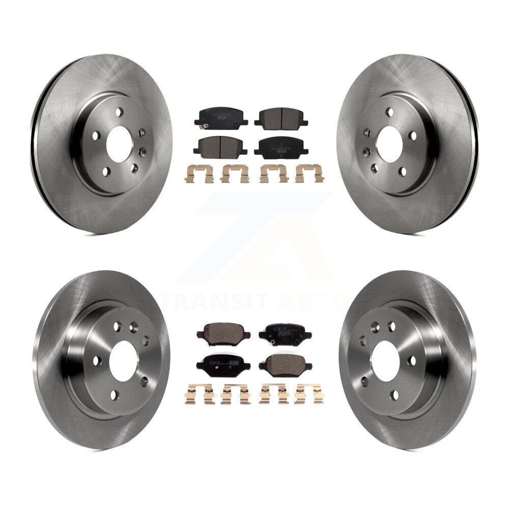 Disc Brake Rotors And Ceramic Pad Front Rear Kit For Buick Encore Chevrolet Trax