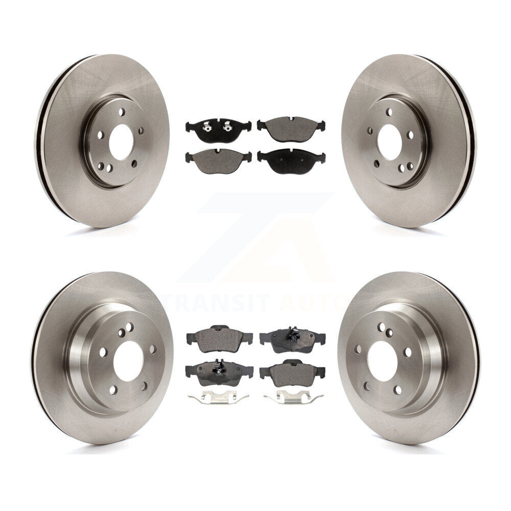Disc Brake Rotor Ceramic Pad Front Rear Kit For 2004-2005 Mercedes-Benz E500 AWD