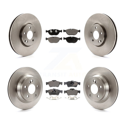 Disc Brake Rotor Ceramic Pad Front Rear Kit For 2004-2005 Mercedes-Benz E500 AWD