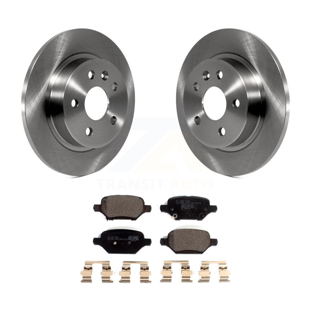 Disc Brake Rotors Ceramic Pad Rear Kit For 2018-2022 Buick Encore Chevrolet Trax