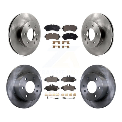 Disc Brake Rotor Ceramic Pad Front Rear Kit For Dodge Sprinter 3500 Freightliner