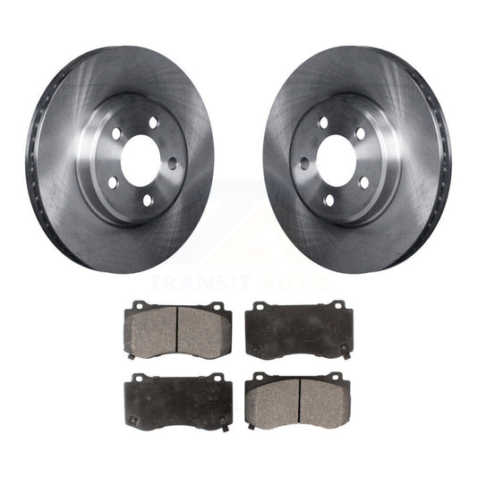 Brake Rotor & Ceramic Pad Front Kit For 2019 Dodge Charger GT With Brembo Brakes