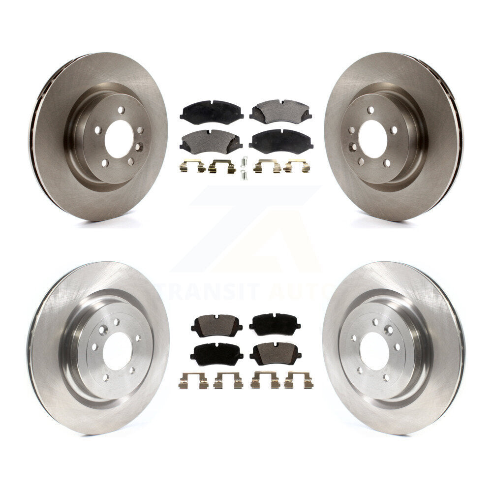 Disc Brake Rotors And Ceramic Pads Front Rear Kit For Land Rover Range Sport