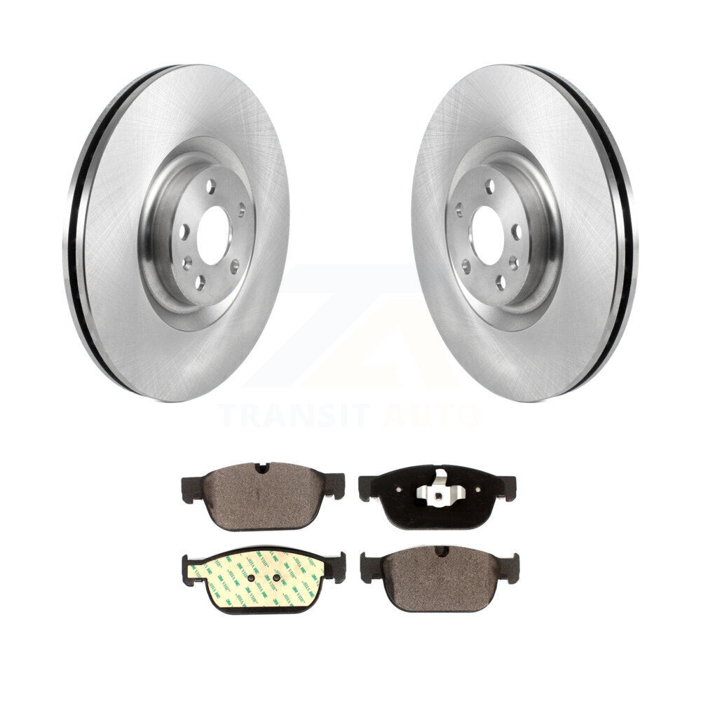 Brake Rotor Ceramic Pad Front Kit For Volvo XC90 With 366mm Diameter