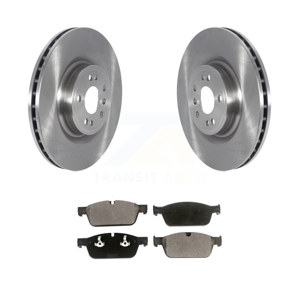 Disc Brake Rotors And Ceramic Pads Front Kit For 2017 Mercedes-Benz GLS350d