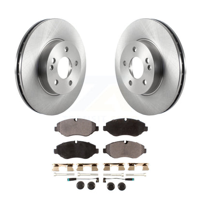 Disc Brake Rotors And Ceramic Pads Front Kit For 2016-2023 Mercedes-Benz Metris