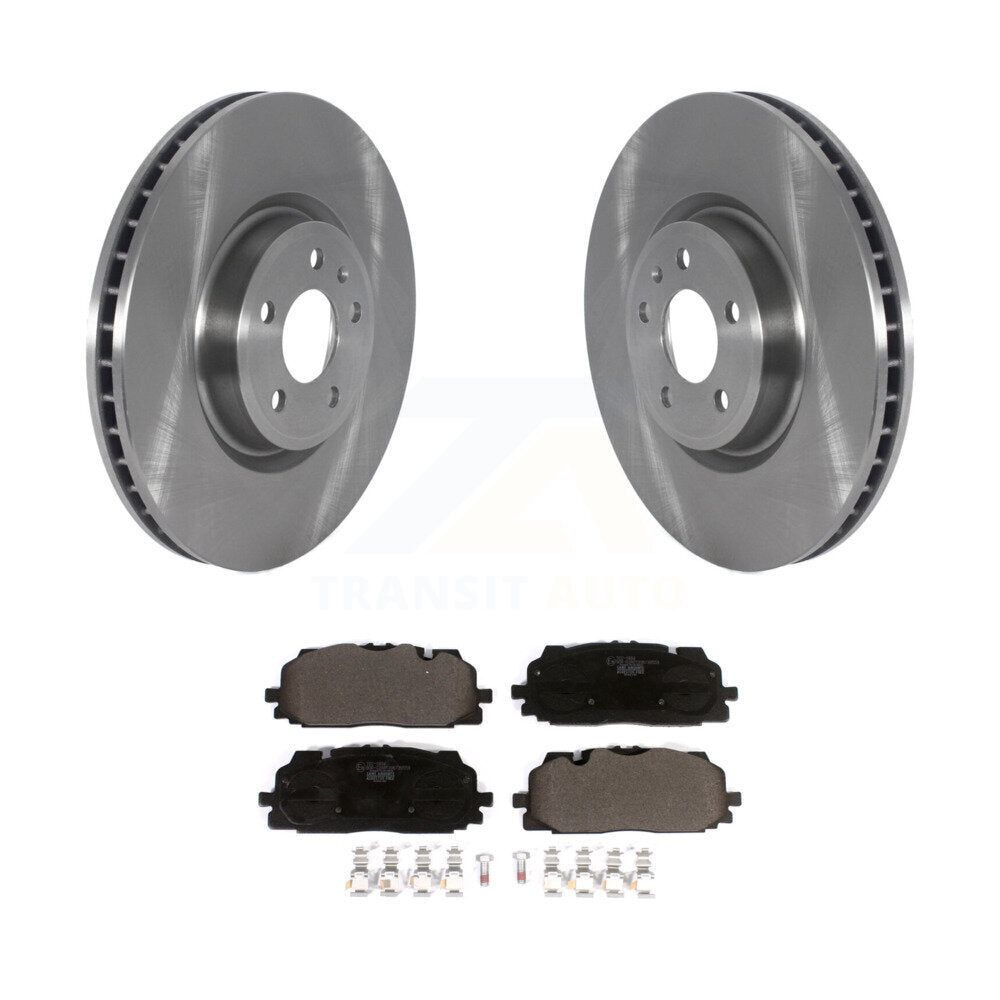 Disc Brake Rotors And Ceramic Pads Front Kit For Audi Q7 SQ5 S5 S4 Sportback