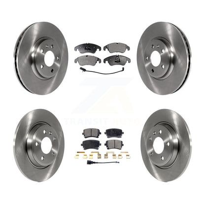 Disc Brake Rotors And Ceramic Pads Front Rear Kit For 2013 Audi A4 allroad