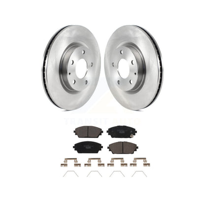 Disc Brake Rotors And Ceramic Pads Front Kit For Mazda 3 Sport AWD