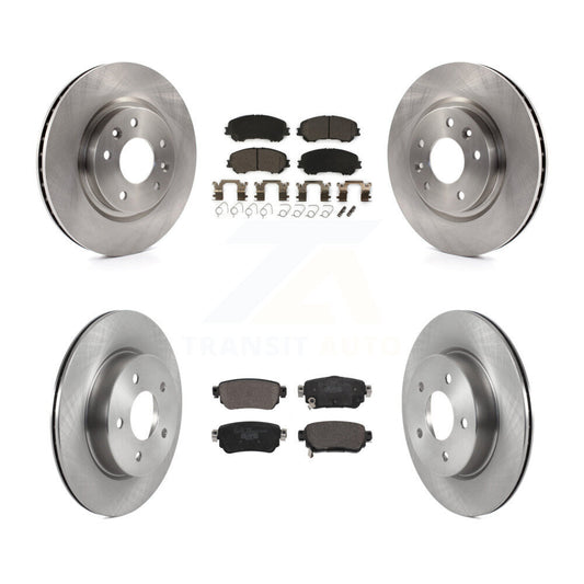Disc Brake Rotors And Ceramic Pads Front Rear Kit For Nissan Rogue Sport Qashqai