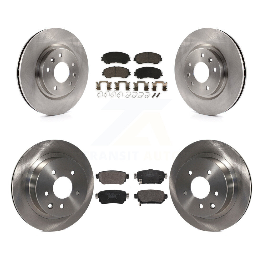 Disc Brake Rotors And Ceramic Pads Front Rear Kit For 2019 Nissan Rogue Sport S