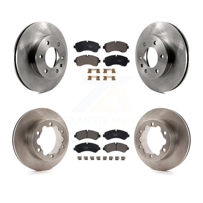 Disc Brake Rotor Ceramic Pad Front Rear Kit For Mercedes-Benz Sprinter 3500 4500