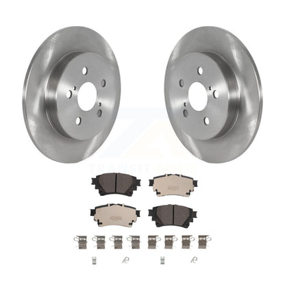Disc Brake Rotors And Ceramic Pads Rear Kit For Toyota Corolla