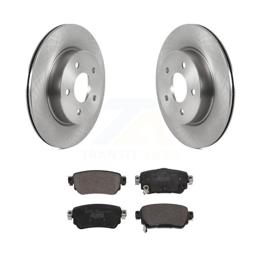Disc Brake Rotors And Ceramic Pads Rear Kit For Nissan Rogue Sport Qashqai LEAF