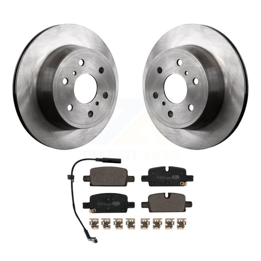 Brake Rotor & Ceramic Pad Rear Kit For GMC Sierra 1500 With Manual Parking