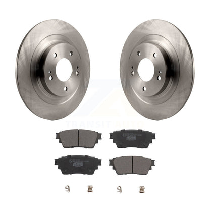 Brake Rotor And Ceramic Pad Rear Kit For Mitsubishi Outlander Eclipse Cross PHEV