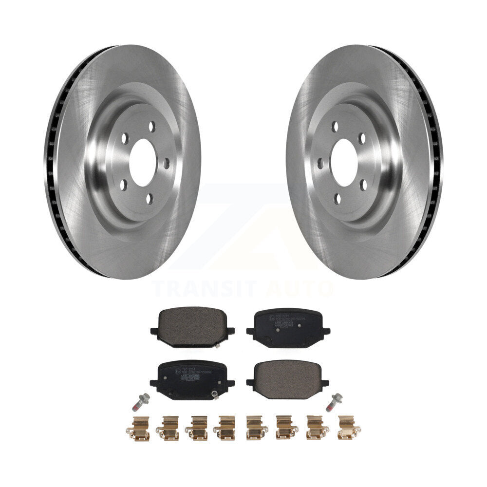 Disc Brake Rotor & Ceramic Pad Rear Kit For Ford Explorer Lincoln Aviator Police