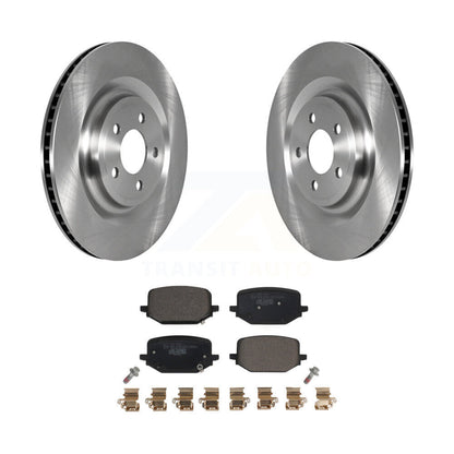Disc Brake Rotor & Ceramic Pad Rear Kit For Ford Explorer Lincoln Aviator Police