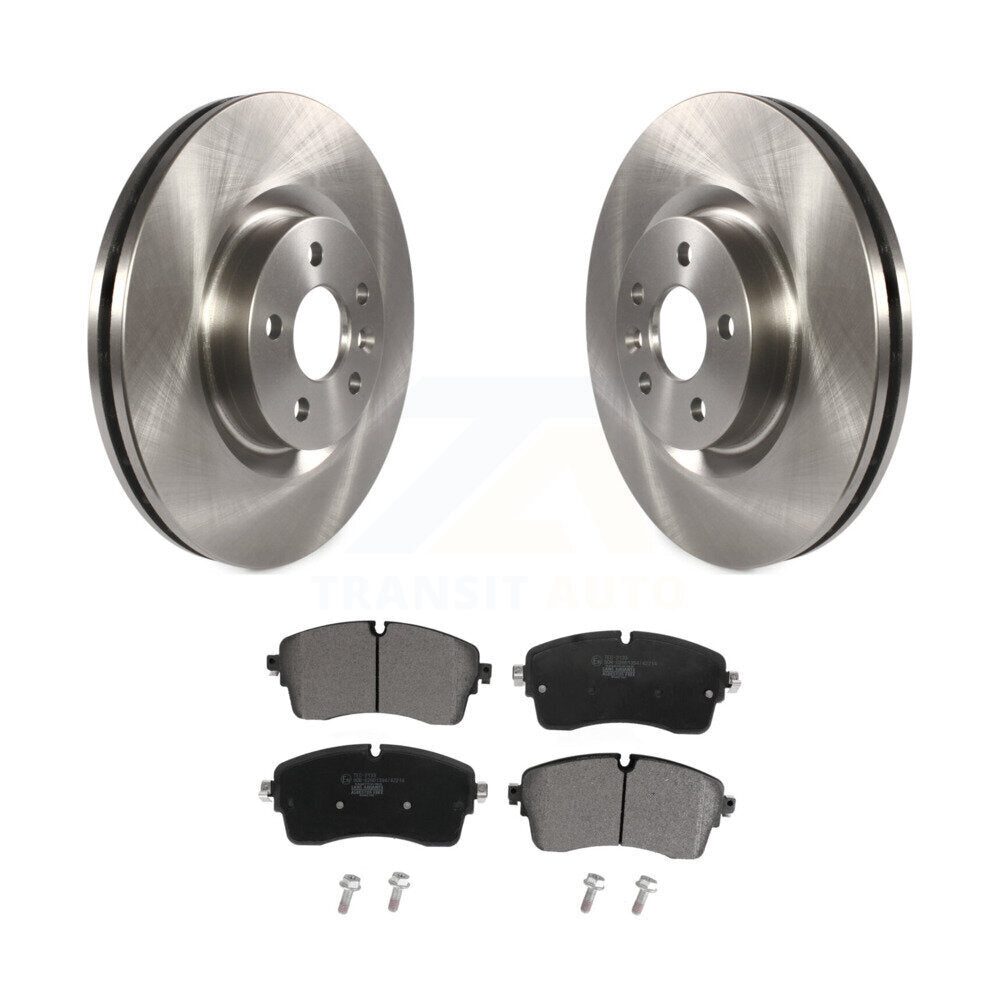 Disc Brake Rotors And Ceramic Pads Front Kit For Jaguar E-Pace
