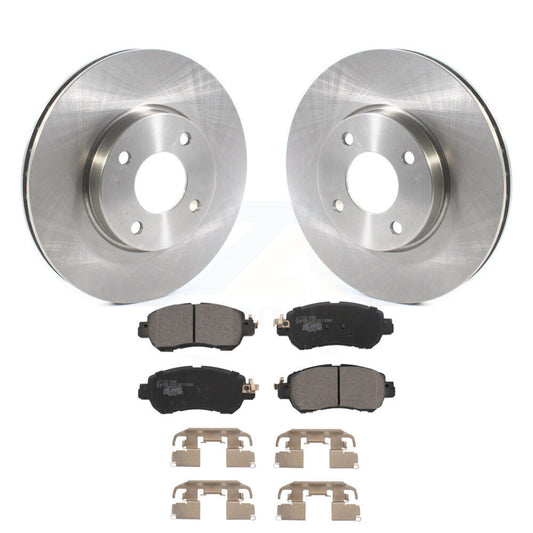 Disc Brake Rotors And Ceramic Pads Front Kit For Nissan Kicks Versa