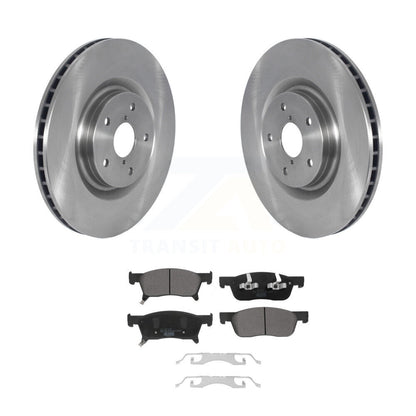 Disc Brake Rotors And Ceramic Pads Front Kit For 2019-2024 Subaru Ascent