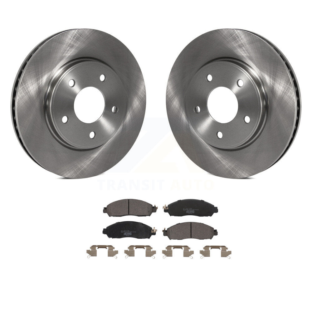 Disc Brake Rotors And Ceramic Pads Front Kit For Nissan LEAF NV200