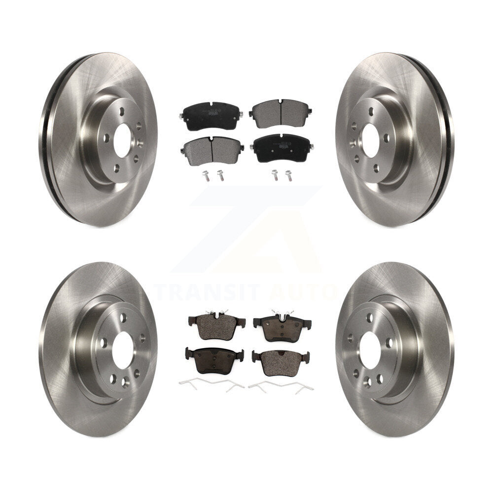 Disc Brake Rotors And Ceramic Pads Front Rear Kit For Jaguar E-Pace