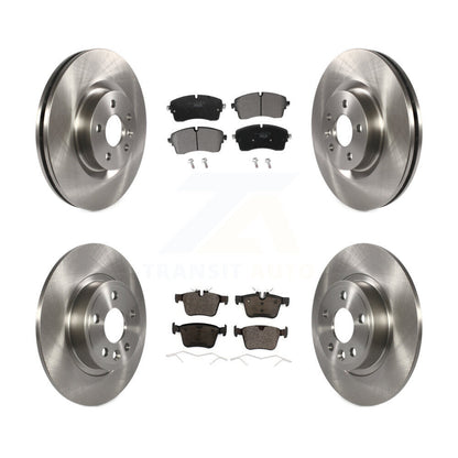Disc Brake Rotors And Ceramic Pads Front Rear Kit For Jaguar E-Pace