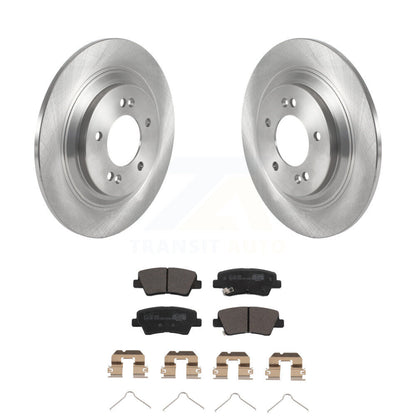 Brake Rotor And Ceramic Pad Rear Kit For Kia Cadenza With Electric Parking