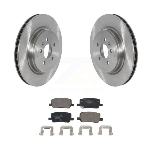 Brake Rotor & Ceramic Pad Rear Kit For Tesla X S With Single Piston Caliper