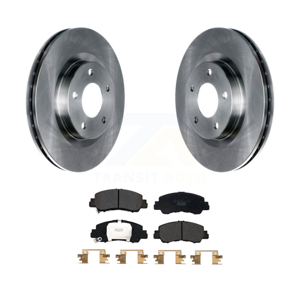 Disc Brake Rotors And Ceramic Pads Front Kit For Mitsubishi Eclipse Cross
