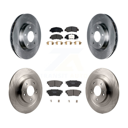 Disc Brake Rotors And Ceramic Pads Front Rear Kit For Mitsubishi Eclipse Cross