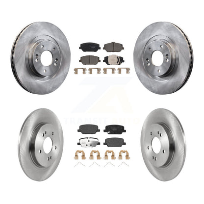 Disc Brake Rotors And Ceramic Pads Front Rear Kit For 2019-2020 Hyundai Santa Fe