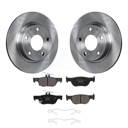 Disc Brake Rotors And Ceramic Pads Rear Kit For Mazda 3 CX-30 Sport