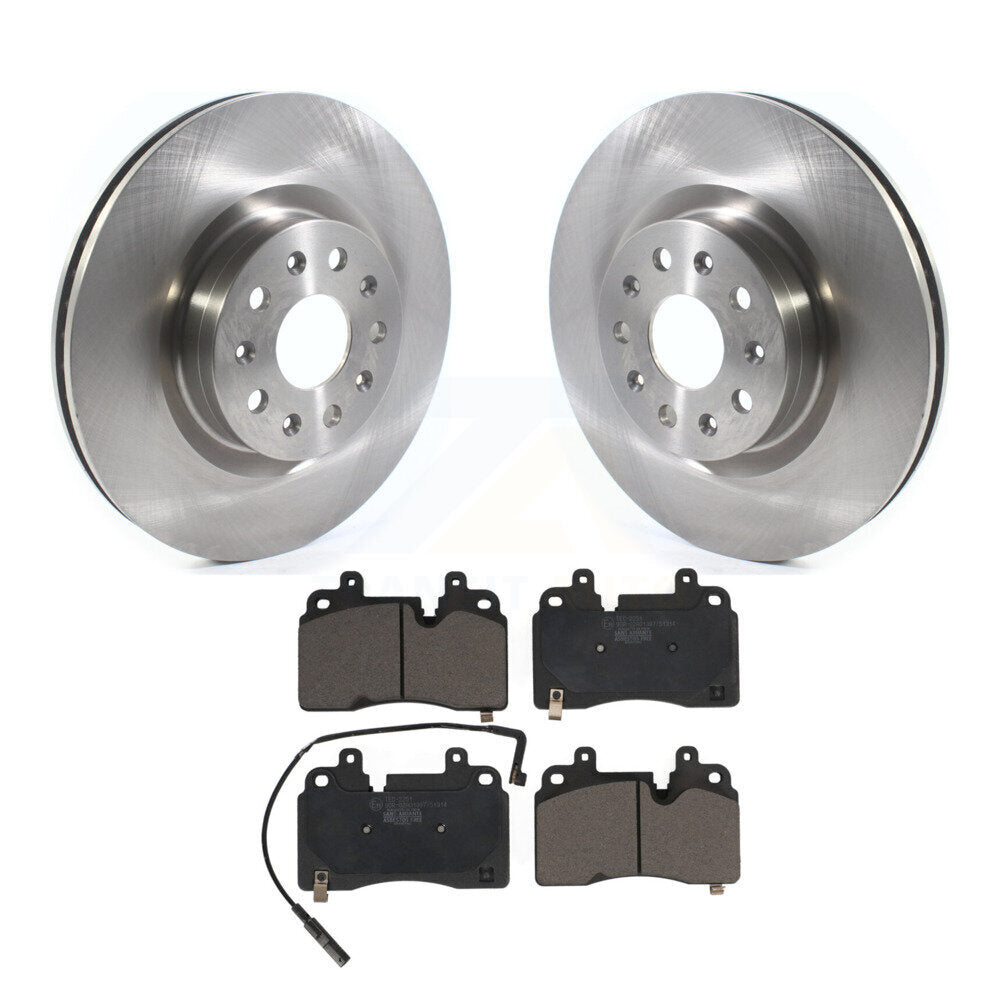 Disc Brake Rotors And Ceramic Pads Front Kit For Cadillac CT6