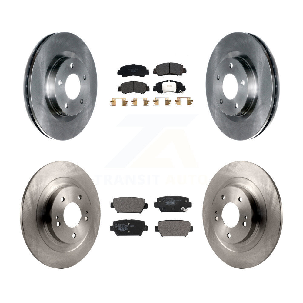 Disc Brake Rotors And Ceramic Pads Front Rear Kit For Mitsubishi Eclipse Cross