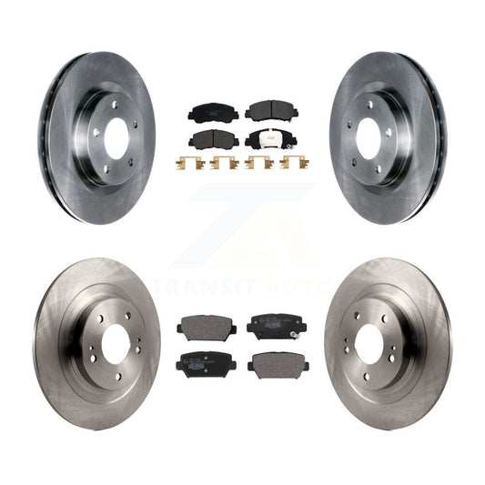 Disc Brake Rotors And Ceramic Pads Front Rear Kit For Mitsubishi Eclipse Cross
