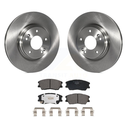 Disc Brake Rotors And Ceramic Pads Front Kit For Kia Soul EV