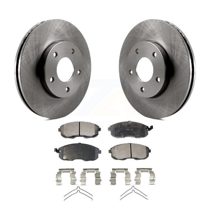 Disc Brake Rotors And Ceramic Pads Front Kit For 1999 Nissan Maxima From 04