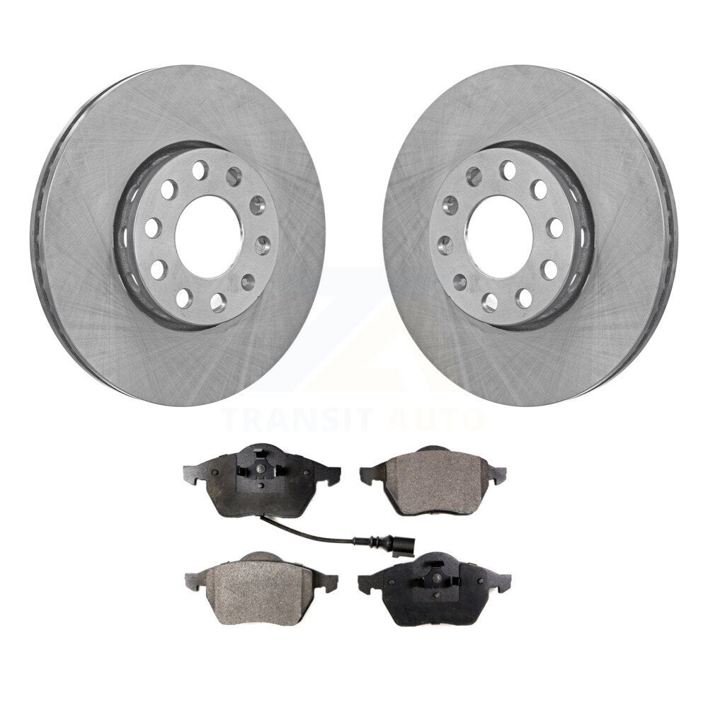 Disc Brake Rotors And Ceramic Pads Front Kit For Audi A6 Quattro 100