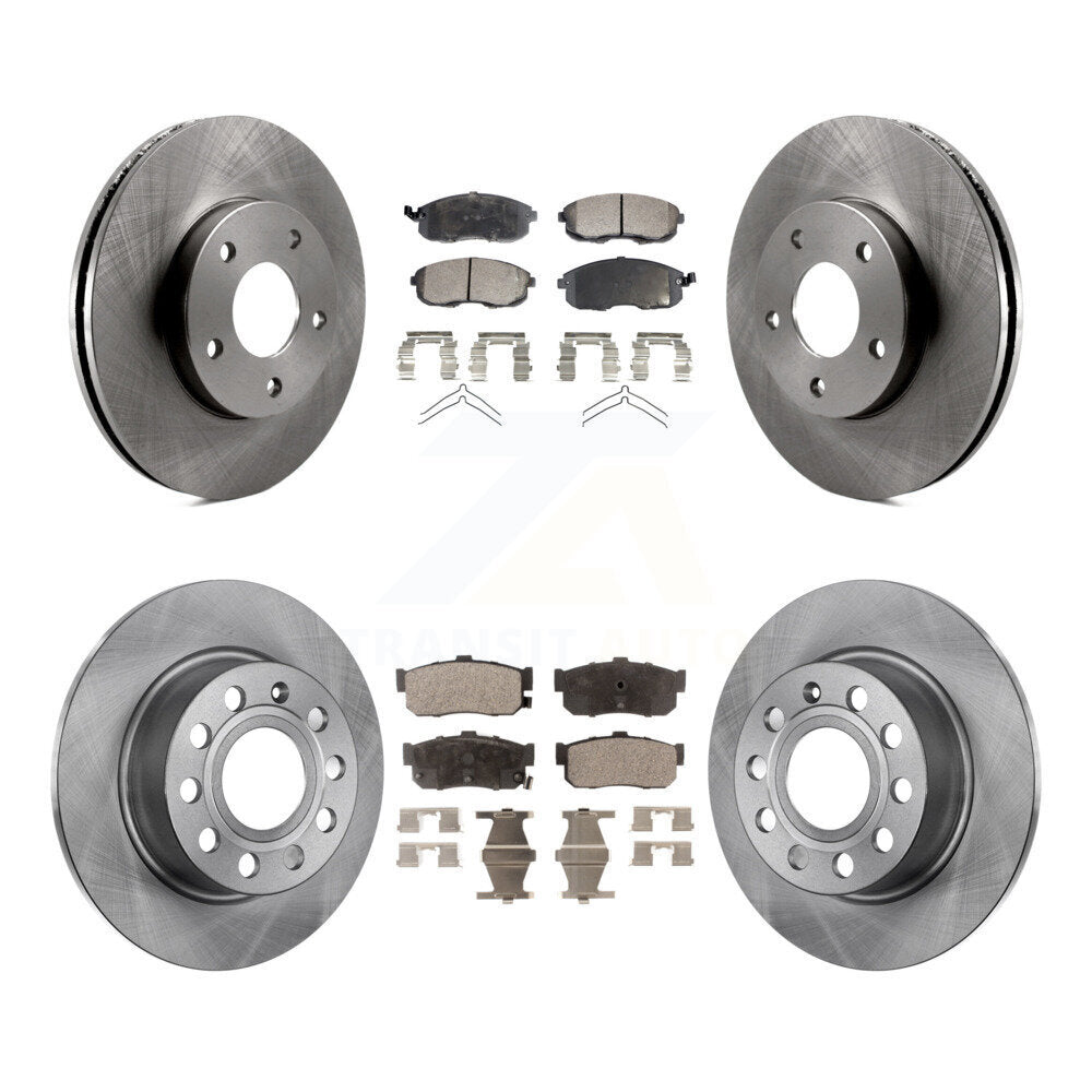 Disc Brake Rotors Ceramic Pad Front Rear Kit For 1999 Nissan Maxima From 04