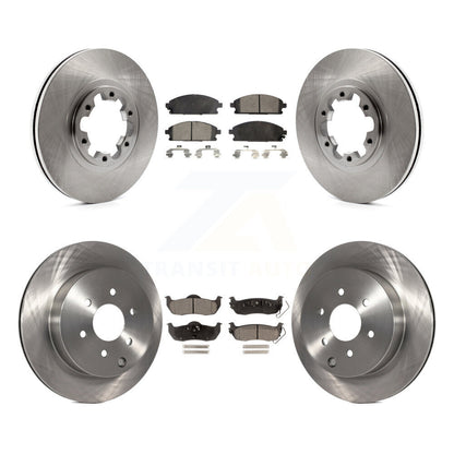 Brake Rotor & Ceramic Pad Front Rear Kit For 2004 Nissan Pathfinder From 08