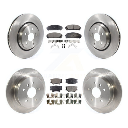 Disc Brake Rotors And Ceramic Pads Front Rear Kit For 2022 Toyota Camry TRD