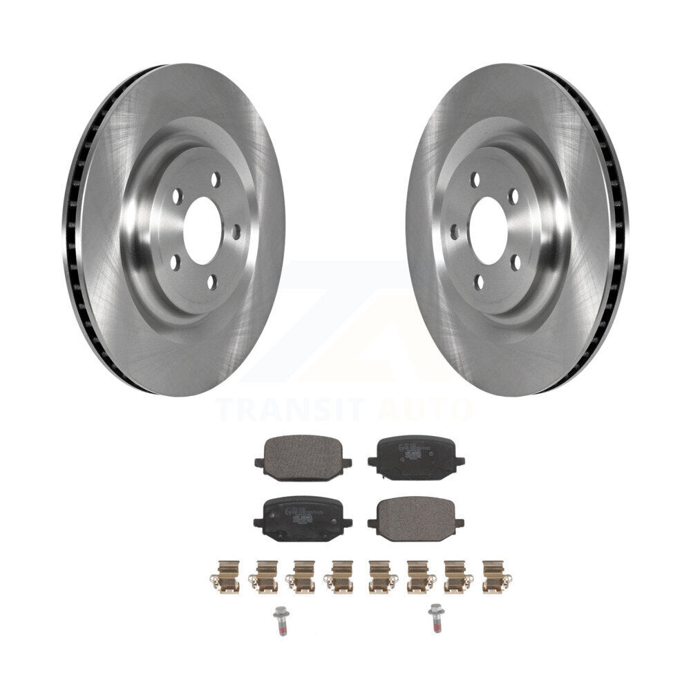 Disc Brake Rotors And Ceramic Pads Rear Kit For 2022-2023 Ford Explorer 3.3L