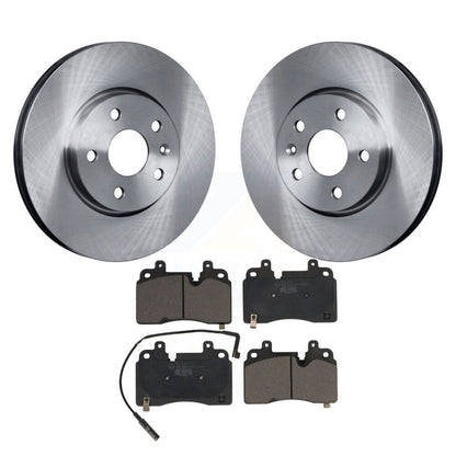 Disc Brake Rotors And Ceramic Pads Front Kit For Chevrolet Corvette