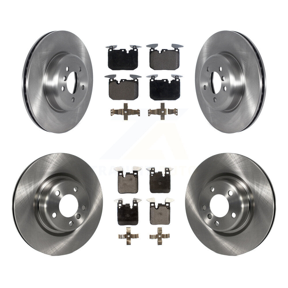 Disc Brake Rotors And Ceramic Pads Front Rear Kit For 2018-2020 BMW M240i xDrive
