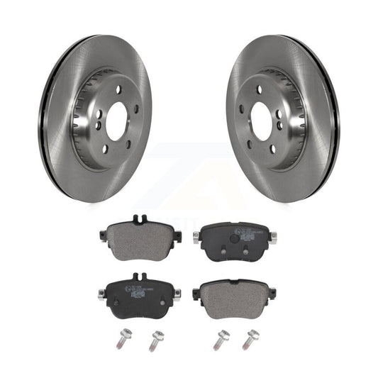 Disc Brake Rotors And Ceramic Pads Rear Kit For 2017-2018 Mercedes-Benz E300
