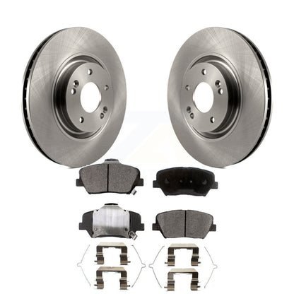 Disc Brake Rotors And Ceramic Pads Front Kit For 2019-2022 Hyundai Nexo