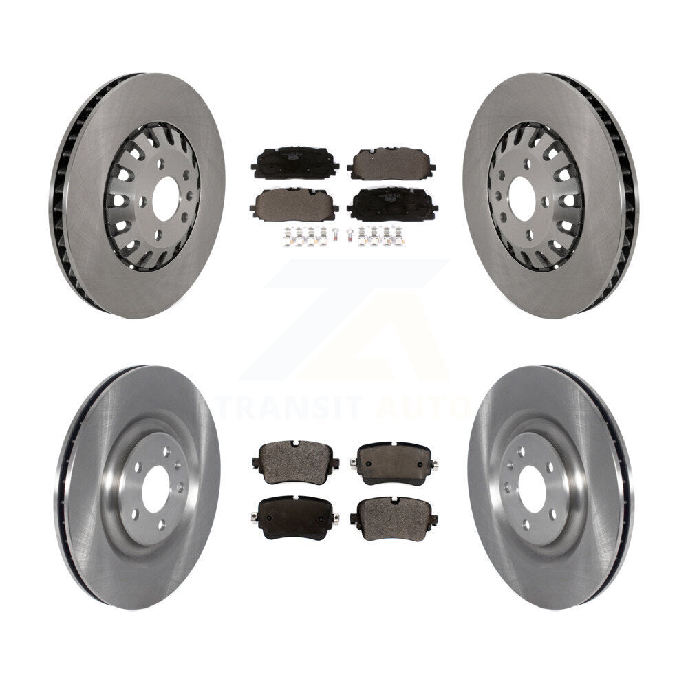 Disc Brake Rotors And Ceramic Pads Front Rear Kit For 2019 Audi Q8 A8 Quattro